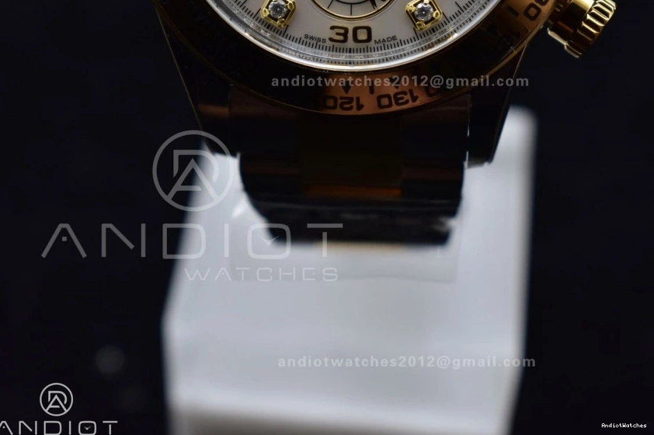 SS Best YG V Bracelet Daytona Mother Of SA4130 1:1 Dial White Diamond Durable 116503 Clean Pearl Edition on 740 0806